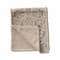 Hello Honey® 72" Gray & Cream Cotton Printed Table Runner with Frayed Edge